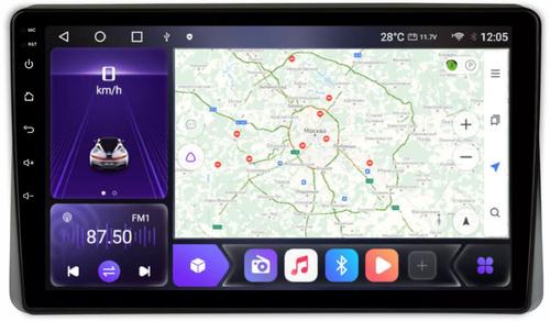 Магнитола для Volkswagen T5, T6, Tiguan, Passat, Polo, Jetta, Amarok, Golf и др., Skoda Fabia, Rapid - Kuberg SF-1075 QLed, Android 12, TS10, CarPlay, 4G SIM-слот