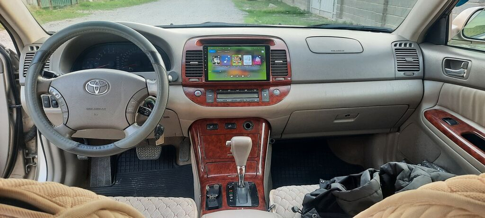 Магнитола для Toyota Camry 30 2001-2006 (рамка дерево) - Redpower 85164W PRO/PROmax ТОП звук, 2K QLED, Android 14, CarPlay, 4G SIM-слот