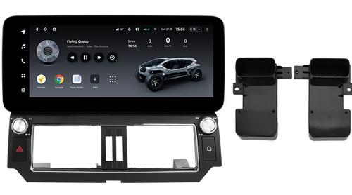 Магнитола для Toyota Land Cruiser Prado 150 2013-2017 (рамка F1) - Teyes LUX ONE ROUND монитор 12.3" 2K QLED на Android 10, ТОП процессор, CarPlay, 4G SIM-слот