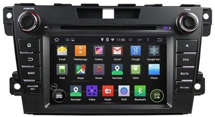 Магнитола для Mazda CX-7 2006-2012 - Kuberg MKD-7007-P6 на Android 10, 6-ТУРБО ядер, 4ГБ-64ГБ
