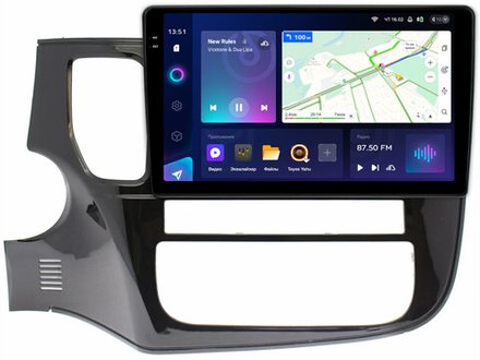 Магнитола для Mitsubishi Outlander 3 2012-2022 (левый руль) - Teyes CC3-2K монитор 10.36" 2K QLED на Android 10, ТОП процессор, CarPlay, 4G SIM-слот