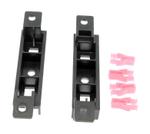 Комплект рамки с разъёмами 9"+can VW Touareg 2002-2010 (с сохранением верхнего бардачка) накладка