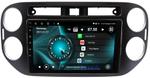 Магнитола для Volkswagen Tiguan 2011-2016 (рамка черная, прямоуг. кнопка) - Vaycar VA81-0489 на Android 13, 4G SIM-слот