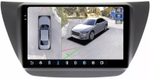 Магнитола для Mitsubishi Lancer 9 (CS), Cedia, Evolution 7-9 (CT) - FarCar BX3060M-360 монитор 9.5" 2K QLED на Android 13, 6Гб+128Гб, CarPlay, 4G SIM-слот, 4 камеры в комплекте