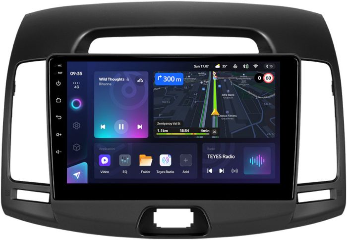 Магнитола для Hyundai Elantra 4 2006-2011 - Teyes CC3L монитор 9" IPS на Android 10, CarPlay, 4G SIM-слот