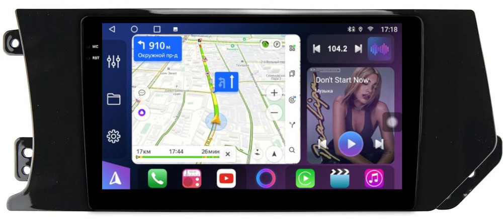 Магнитола для Haval F7, F7x 2019-2022 - FarCar 3130M монитор 9.5" QLED на Android 14, TS18, CarPlay, 4G SIM-слот