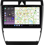 Магнитола для Audi A6 2001-2004 - Kuberg QLed, Android 13, Быстрейшая, CarPlay, SIM-слот