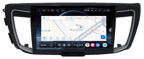 Магнитола для Honda Accord 9 2013-2015 (CR2) - Redpower 85690TOP PRO/PROmax ТОП звук, 2K QLED, Android 14, CarPlay, 4G SIM-слот