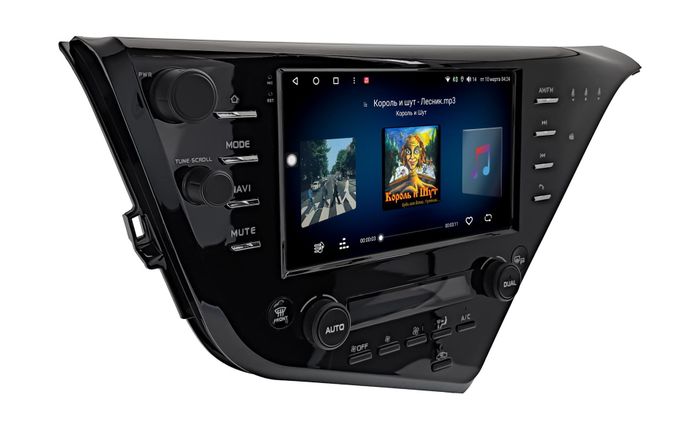 Магнитола для Toyota Camry 70 2017-2020 (c JBL и климатом на ШГУ) - Kuberg QLed, Android 13, TS20, CarPlay, SIM-слот