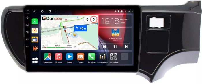 Магнитола для Toyota Aqua 2011-2021 - Canbox 9205 Qled, Android 10, ТОП процессор, SIM-слот