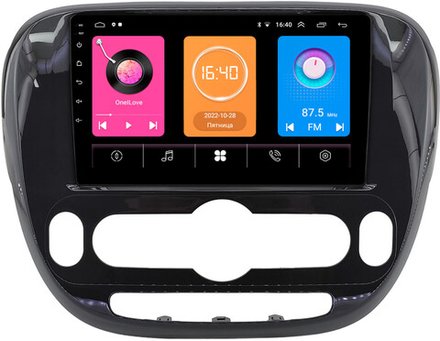 Магнитола для KIA Soul 2 2014-2019 (климат, рамка глянцевая) -  GT9-0660 на Android 10, 2ГБ-16ГБ