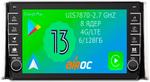 Магнитола для Toyota RAV4 50 2019-2024+ (рынок РФ и ОАЭ) - Airoc AB-1130 (кнопки и крутилки), Android 13, Быстрая, SIM-слот, CarPlay