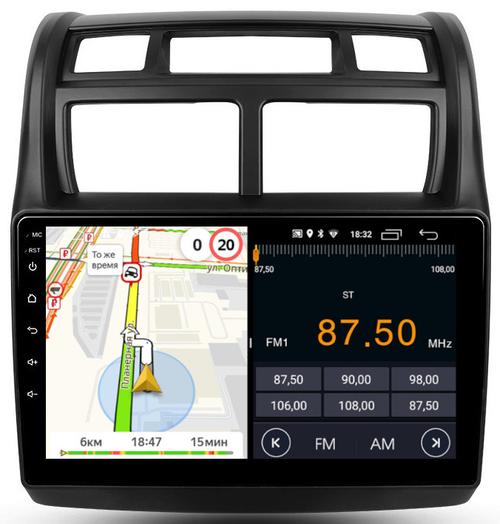 Магнитола для KIA Sportage 2 2008-2010 - Parafar PF536FHD на Android 13, 8-ядер, 2Гб+32Гб, CarPlay, 4G SIM-слот