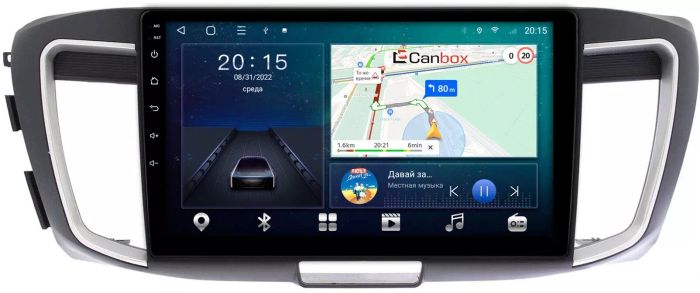 Магнитола для Honda Accord 9 2013-2015 (CR2) - Canbox 10-1156 Android 10, 8-ядер, SIM-слот