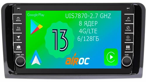 Магнитола для Mercedes-Benz ML (W164), GL (X164) 2005-2012 - Airoc AB-2504 (кнопки и крутилки), Android 13, TS20, 6/128Гб, SIM-слот, CarPlay