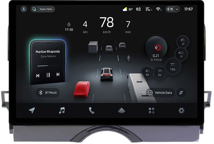 Магнитола для Toyota Mark X 130 2009-2019 - Teyes CC4-PRO монитор 13" 2K QLED на Android 13, Snapdragon 778G, ИИ, CarPlay, DSP, 4G SIM-слот