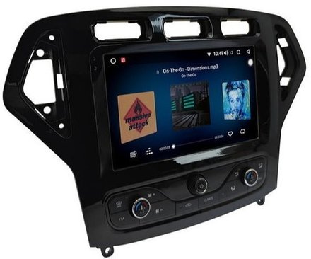 Магнитола для Ford Mondeo 4 2007-2010 - Vaycar VA17-1240-2K на Android 13, 8-ядер, 2K QLED, ТОП процессор, CarPlay,4G SIM-слот