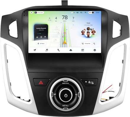 Магнитола для Ford Focus 3 2011-2019 (рамка тип 1) - Teyes CC4L монитор 9" IPS на Android 14, Snapdragon 662, CarPlay, 4G SIM-слот