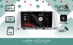 Магнитола для KIA Optima 2016-2020 (серебряная рамка) - Vaycar VA27-0580 на Android 13, 4G SIM-слот