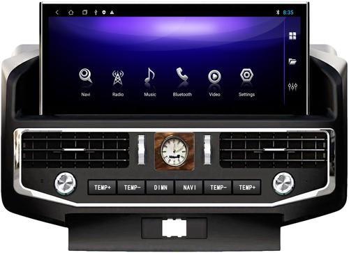 Магнитола для Toyota Land Cruiser 200 2007-2015 (экран климата внизу) - Kuberg ZH-T1201 монитор 12.3", Android 12, 8Гб+128Гб, CarPlay, SIM-слот