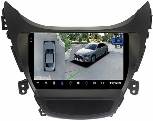 Магнитола для Hyundai Elantra 5 MD 2011-2013 - Teyes CC3-2K-360 на Android 10, 2K QLED, 6Гб+128Гб, CarPlay, 4G SIM-слот, 4 камеры в комплекте