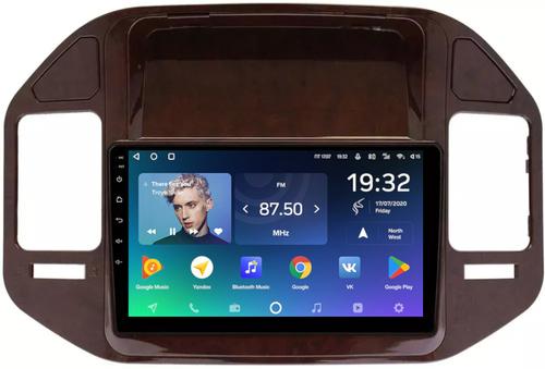 Магнитола для Mitsubishi Pajero 3, Montero 3 1999-2006 (рамка под дерево) - Teyes CC2 PLUS Android 10, ТОП процессор, 4-64, SIM-слот