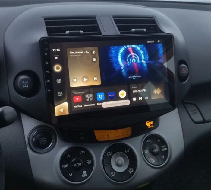 Магнитола для Toyota RAV4 30 2005-2012, Vanguard (рамка под 10") - Teyes CC2 PLUS Android 10, ТОП процессор, 4-64, SIM-слот