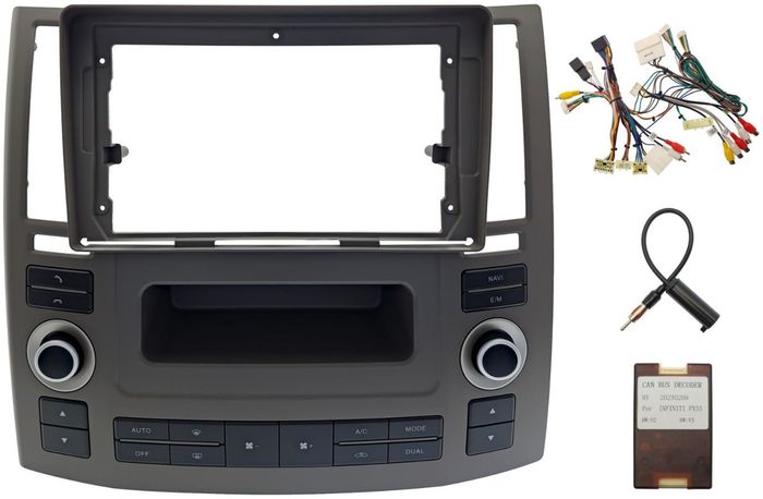 Магнитола для Infiniti FX35, FX45 S50 2006-2008 - Teyes CC4 монитор 9.2" 2K QLED на Android 14, Snapdragon 680, DSP, CarPlay, 4G SIM-слот
