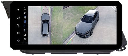 Магнитола для Hyundai Elantra 6 2016-2018 (штатная КЗВ, рамка тип 2) - Teyes LUX ONE 360 монитор 12.3" 2K QLED на Android 10, 6Гб+128Гб, CarPlay, 4G SIM-слот, 4 камеры в комплекте