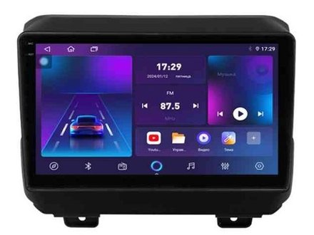 Магнитола для Jeep Wrangler 4 2018+ - Parafar PF594LUX1RN2K на Android 13, QLED+2K, ТОП процессор, 4Гб+32Гб, CarPlay, 4G SIM-слот