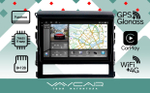 Магнитола для Toyota Land Cruiser 200 2015-2021 (без JBL)- Vaycar VA77-0609-2K на Android 13, 8-ядер, 2K QLED, ТОП процессор, CarPlay,4G SIM-слот
