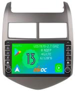 Магнитола для Chevrolet Aveo 2012-2015 - Airoc AB-1310 (кнопки и крутилки), Android 13, Быстрая, SIM-слот, CarPlay