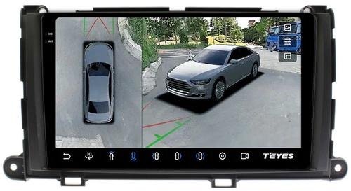 Магнитола для Toyota Sienna 3 2010-2014 - Teyes CC3-2K-360 на Android 10, 2K QLED, 6Гб+128Гб, CarPlay, 4G SIM-слот, 4 камеры в комплекте