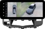 Магнитола для Nissan Teana J32 2008-2013 (ШГУ монохром, рамка 10) - Teyes LUX ONE 360 монитор 12.3" 2K QLED на Android 10, 6+128Гб, CarPlay, 4G SIM-слот, 4 камеры в комплекте