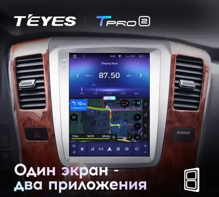 Магнитола для Toyota Alphard 1 H10 2005-2008 - Teyes TPRO 2 монитор 9.7" QLED в стиле "Тесла" на Android 10, TS10, 4G SIM-слот