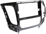 Магнитола для Mitsubishi L200 2015-2019 (климат), Pajero Sport 3 2016-2023 (МКПП), FIAT Fullback - Teyes LUX ONE ROUND монитор 12.3" 2K QLED на Android 10, Быстрая, CarPlay, 4G SIM-слот