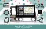 Магнитола для Honda Civic 2005-2012 (левый руль, рамка 10)- Vaycar VA20-0044-2K на Android 13, Быстрая, 2K QLED, CarPlay,4G SIM-слот