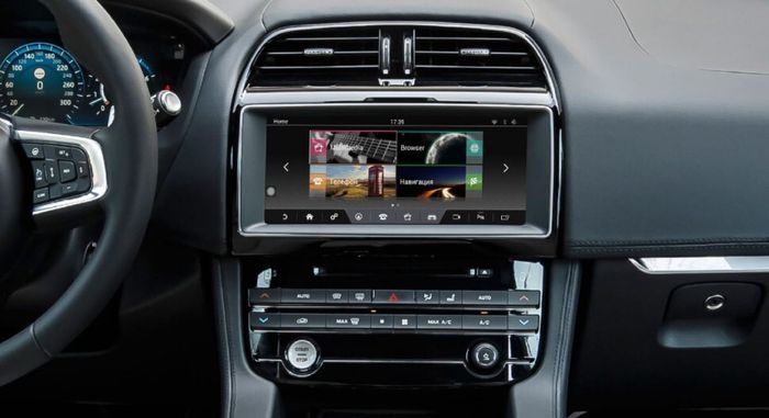 Магнитола для Jaguar XE 2015-2018, F-Pace 2016-2019 (штатный экран 8") - RDL-1660 монитор 10.25" на Android 12, Быстрая, CarPlay, 4G SIM-слот