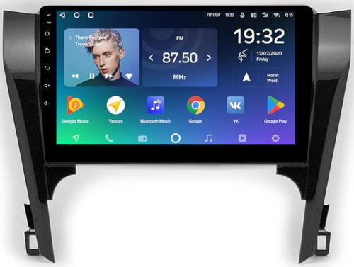 Магнитола Toyota Camry 50 2011-2014 (рамка черная глянцевая 10) - Teyes CC2 PLUS Android 10, ТОП процессор, 4-64, SIM-слот