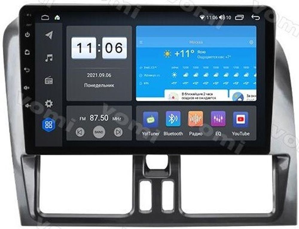 Магнитола для Volvo XC60 2008-2013 - AK564R9-MTK-LTE Android 10, 8-ядер, 4-64Гб, SIM-слот