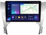 Магнитола для Toyota Camry 50 2011-2014 (рамка серебро 10) - Teyes CC3-2K QLed Android 10, Быстрая, SIM-слот, CarPlay