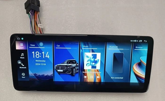 Магнитола для Toyota RAV4 50 2019-2024+ (рынок РФ и ОАЭ) - Kuberg KP-T1205FW монитор 12.3" в стиле MERCEDES на Android 11, 8+128Гб, CarPlay, 4G SIM-слот