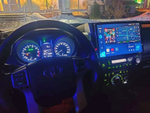Магнитола для Toyota Land Cruiser Prado 150 2014-2017 (рамка 10) - Teyes CC3-2K-360 монитор 13" 2K QLED на Android 10, 6Гб+128Гб, CarPlay, 4G SIM-слот, 4 камеры в комплекте