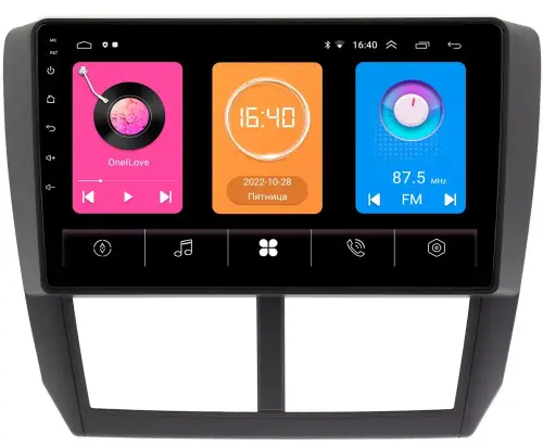 Магнитола для Subaru Forester 3 (SH) 2008-2013, Impreza GH, GE -  GT9-9080 на Android 10, 2ГБ-16ГБ
