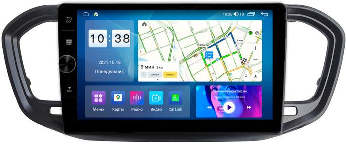 Магнитола для Lada Vesta NG 2022+ (без штатного экрана) - Parafar PF764FHDAV на Android 13, CarPlay, 4G SIM-слот