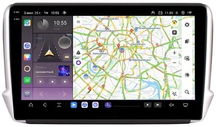 Магнитола для Peugeot 208/2008 2013-2019 - Kuberg OL-1964 QLed+2K, Android 13, TS20, CarPlay, 4G SIM-слот