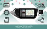 Магнитола для KIA Ceed 2 (JD) 2012-2018 (рамка глянец) - Vaycar VA27-0216-2K на Android 13, Быстрая, 2K QLED, CarPlay,4G SIM-слот