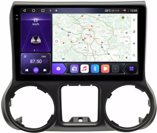 Магнитола для Jeep Wrangler 2010-2014 - Kuberg OL-1258-1 QLed+2K, Android 12, TS10, CarPlay, 4G SIM-слот