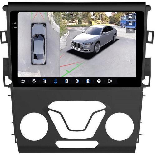 Магнитола для Ford Mondeo 5 2015-2019 - FarCar BX377M-360 монитор 9.5" 2K QLED на Android 13, 6Гб+128Гб, CarPlay, 4G SIM-слот, 4 камеры в комплекте