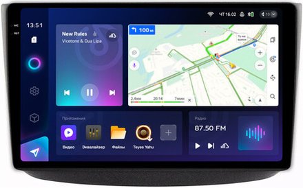 Магнитола для Mercedes-Benz Viano/Vito W639 2003-2006 - Teyes CC3-2K QLed Android 10, ТОП процессор, SIM-слот, CarPlay